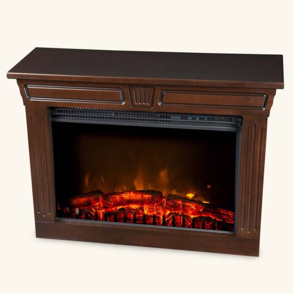 Amish-crafted Heat-n-Glow Fireplace