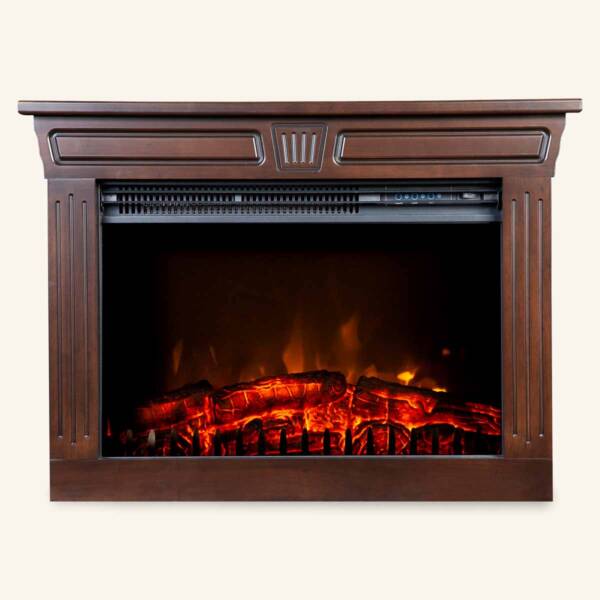 Amish-crafted Heat-n-Glow Fireplace